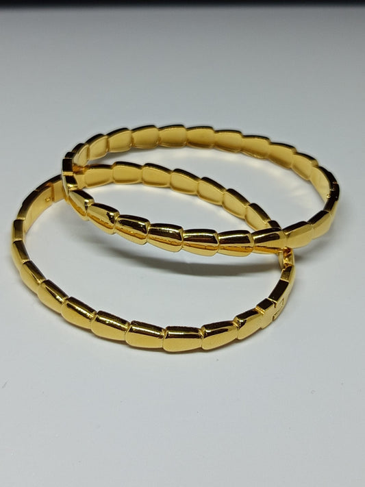 Minimalist Baklalı Altın Renkli Bileklik